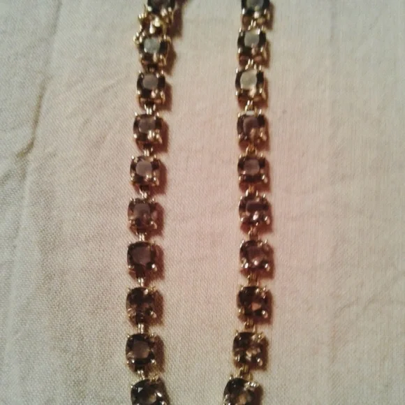 14K SOLID YG 10CT Smoky Quartz Cushion Cut Bracelet - Picture 4 of 7